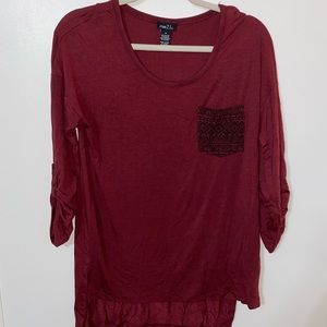Rue21 Maroon Shirt
